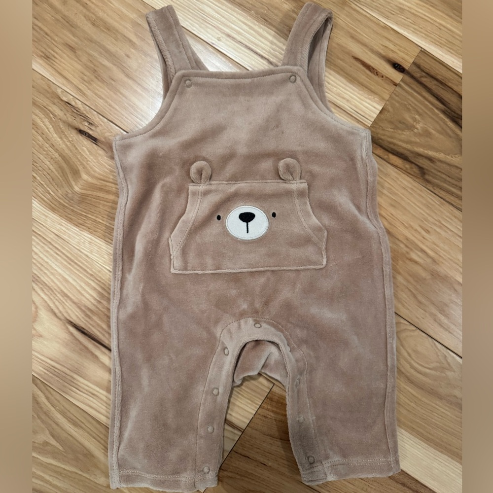 Angel Dear Bear Overalls, 3-6 months NWT
